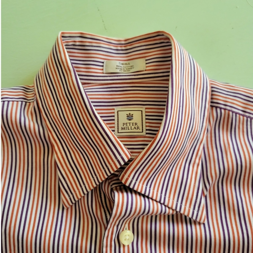 Peter Millar Striped shirt Sz S